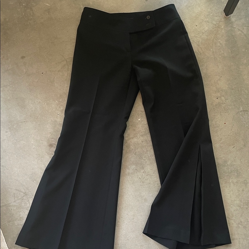 Zara Elegant Black low waisted Women's Bell bottom Pants